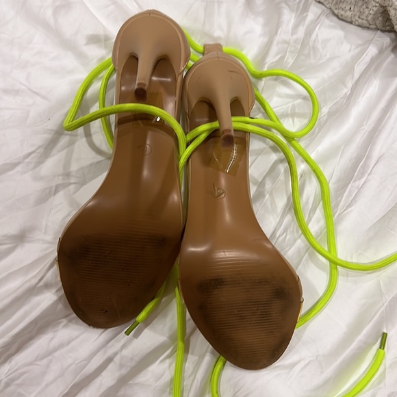 So Me Neon Tie Up Stiletto - Picture 2 of 3